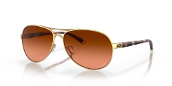 INTERFORM OAKLEY GLASSES POLISHED GOLD FRAME/BROWN GRADIENT LENSES 